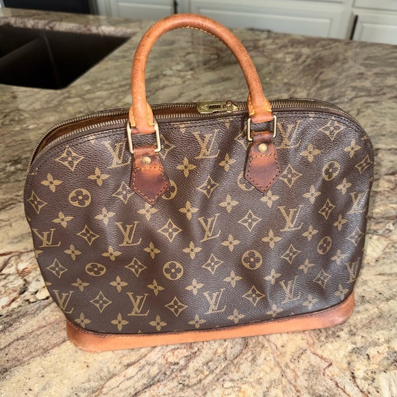 Louis Vuitton Handbags - Louis Vuitton Monogram Canvas Satchel in Brown and Tan